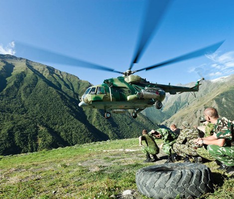 Вертолет пограничных войск